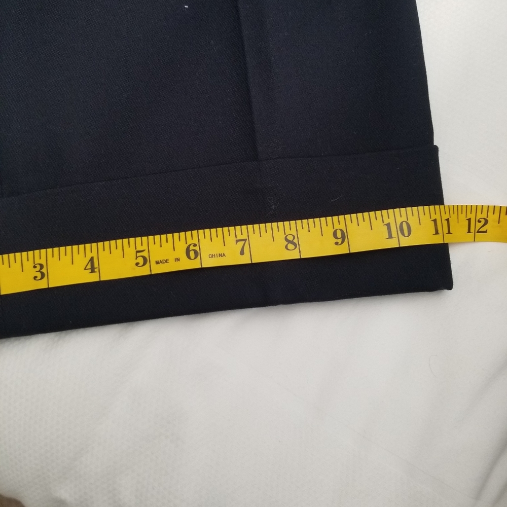 NWT Club Monaco Calvary Wide Leg Pant. Size 6 Navy Blue - Picture 10 of 13